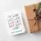 Lawyer Christmas Greeting Cards Boxed Set of 24 Holiday Notecards Featuring "Fa Law Law Law" Design, Perfect for Lawyers, Law Firms, and Legal Professionals